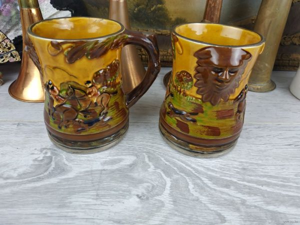 Пивные кружки Кубки Охота Майолика