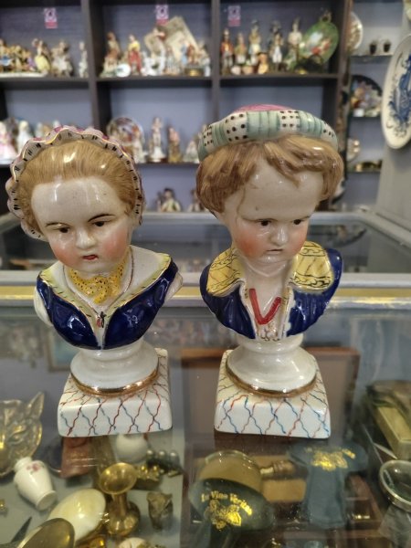 Большие Фарфоровые Бюсты Каподимонте