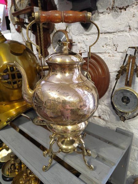 Латунная Бульотка Чайник Подставка Горелка