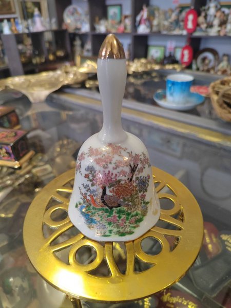 Винтажный Фарфоровый Колокольчик Япония
