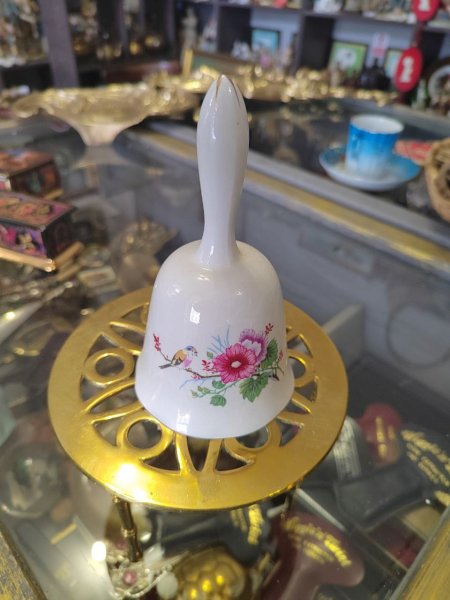Винтажный Фарфоровый Английский Колокольчик
