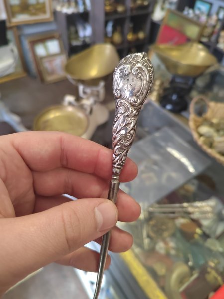Викторианский Крючок для Корсетов Стерлинг Серебро