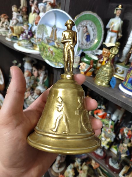 Винтажный Латунный Колокольчик Наполеон