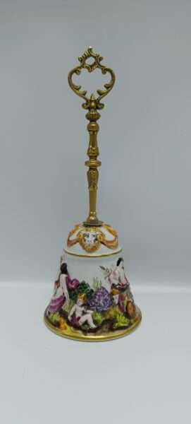 Винтажный Коллекционный Колокольчик Каподимонте. Capodimonte, Италия.