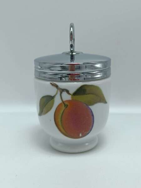 Винтажный коллекционный кодлер "Персик" на 1 яйцо Royal Worcester Англия. Клеймо 1950-1983 гг.