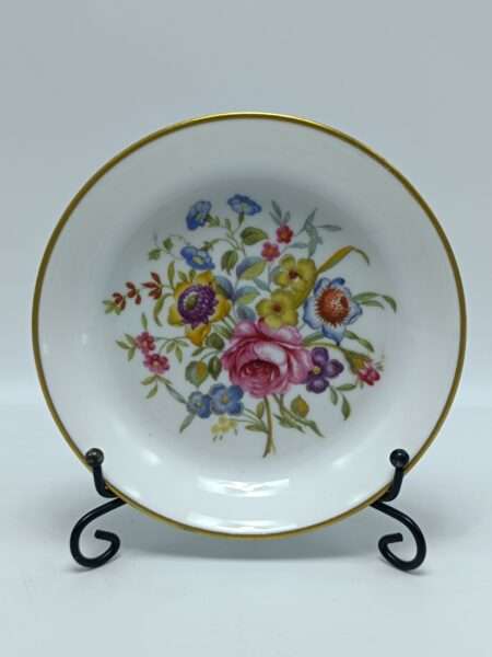 Блюдце для кодлера. Royal Worcester, Англия 1970-1980-е гг. Фарфор. Золочение