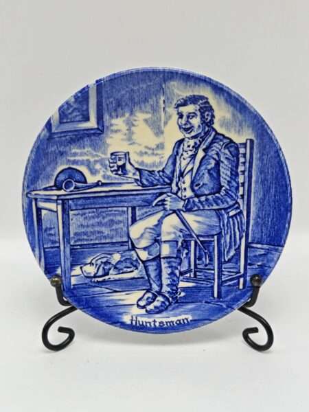 Винтажное блюдце "Профессии". Фарфор, роспись. Wedgwood, Великобритания, вторая половина XX века