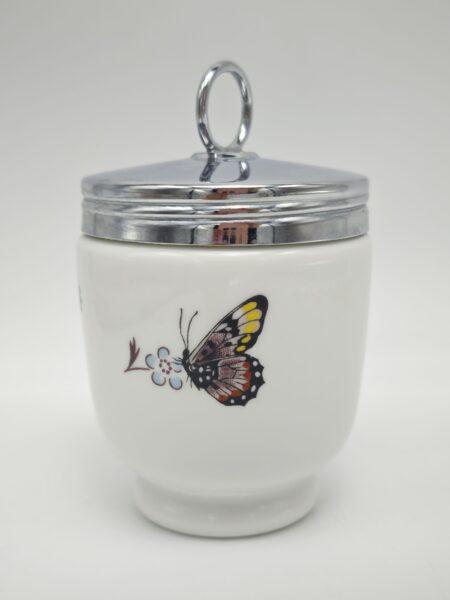 Винтажный коллекционный кодлер на 2 яйца "Земляника", Royal Worcester Англия. Фарфор.