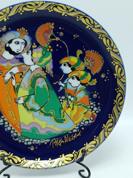 Декоративная настенная тарелка "Синдбад-мореход" Rosenthal Розенталь Фарфор. Германия.