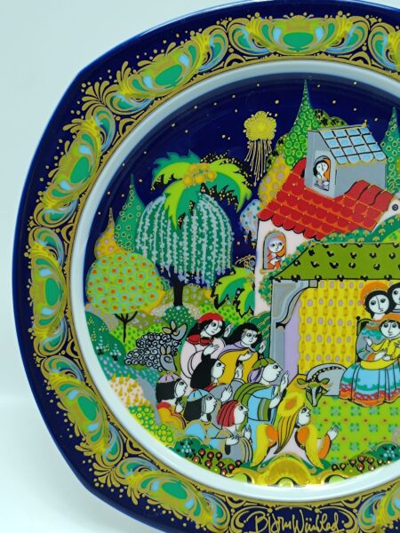 Коллекционная настенная тарелка "Рождественские истории", Rosenthal Германия 1983 год