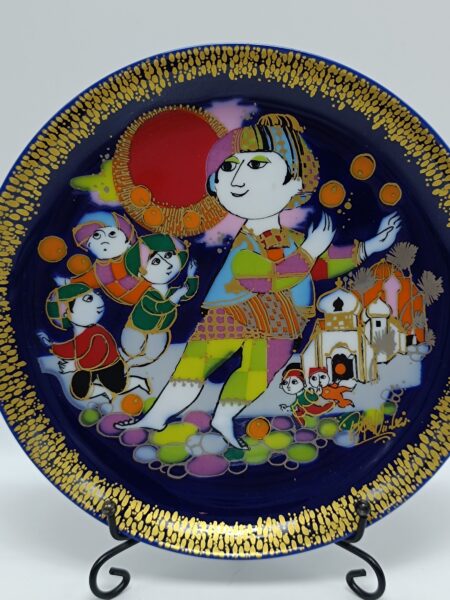 Декоративная коллекционная тарелка винтажная Rosenthal "Аладдин и чудо-лампа II". Германия