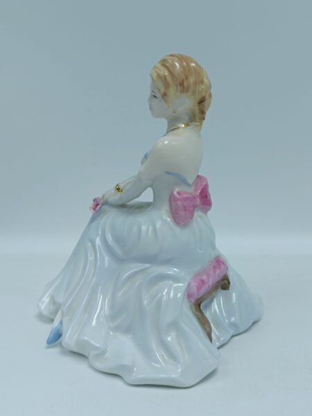 Коллекционная статуэтка "Девушка Janice, Debutantes". Фарфор, роспись. Coalport, Англия 1995 год