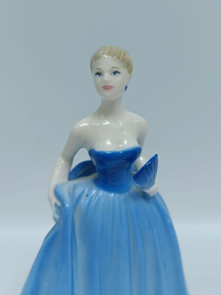 Коллекционная винтажная статуэтка "Нина". Фарфор, роспись. Coalport, Англия 1993 год