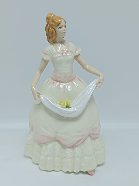 Винтажная фарфоровая статуэтка Девушка Николь Англия, Royal Doulton 1992 год