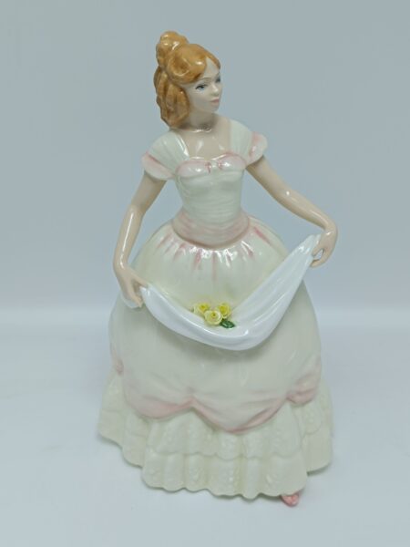 Винтажная фарфоровая статуэтка Девушка Николь Англия, Royal Doulton 1992 год