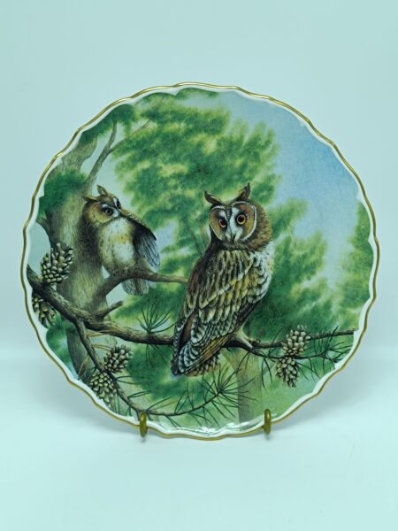 Тарелка декоративная из серии "British owls" от английской компании Spode в оригинальной упаковке.