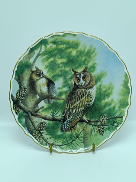 Тарелка декоративная из серии "British owls" от английской компании Spode в оригинальной упаковке.