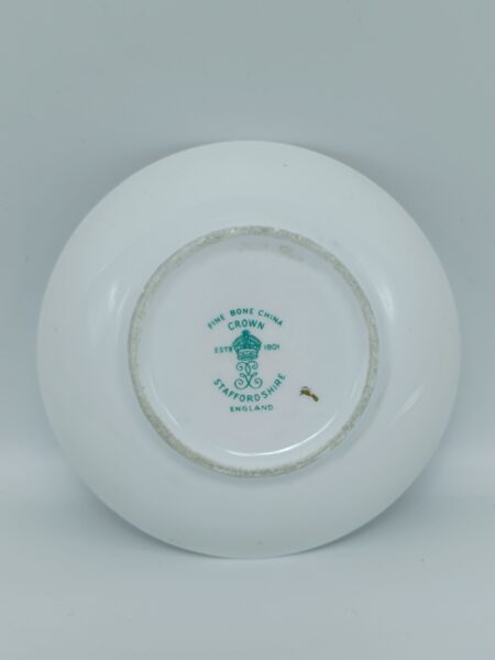 Блюдце для кодлера CROWN STAFFORDSHIRE. Англия 1970-1980-е гг. Фарфор