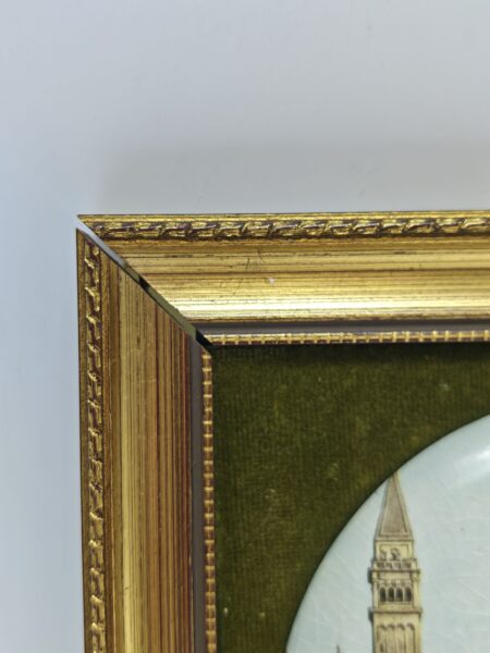 Винтажная настенная плакетка/панно. Фарфор. CROWN, STAFFORDSHIRE, ENGLAND