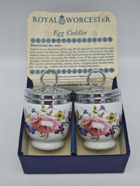 Парные винтажные кодлеры на 1 яйцо Royal Worcester Англия. Клеймо 1950-1983 гг.
