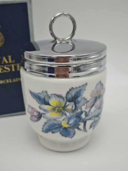 Винтажный коллекционный кодлер на 2 яйца, Royal Worcester Англия. Фарфор. Коробка