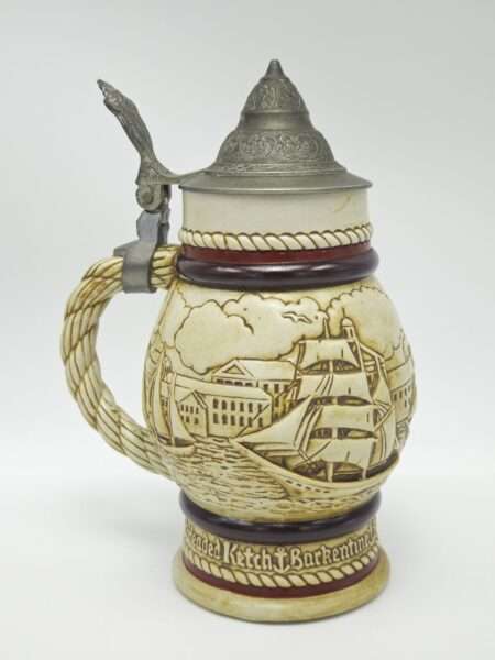 Винтажная, керамическая, пивная кружка Ceramarte Avon Парусники корабли Ceramarte Avon ,1977