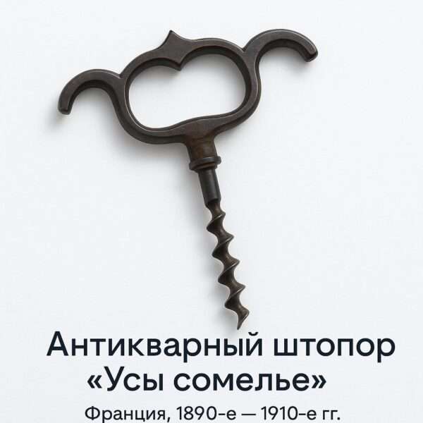 Антикварный штопор Усы сомелье