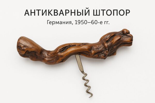 Штопор Корень времени из натурального дерева