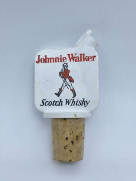 Винтажная пробка-дозатор из пластика и пробкового материала для бутылок Johnnie Walker Scotch Whisky