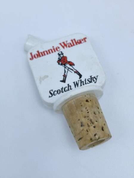 Винтажная пробка-дозатор из пластика и пробкового материала для бутылок Johnnie Walker Scotch Whisky
