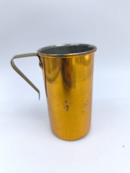 Медь-чаша 1 Cup с латунной ручкой мерный стакан-реликвия