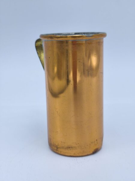 Медный мерный стакан с латунной ручкой CUP