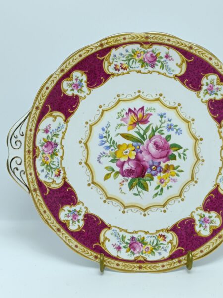 Декоративная коллекционная тарелка "Леди Гамильтон". Фарфор, Royal Albert, Великобритания