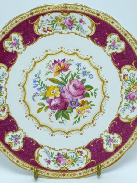 Декоративная коллекционная тарелка "Леди Гамильтон". Фарфор, Royal Albert, Великобритания