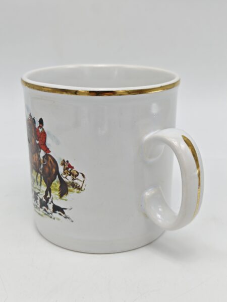 Коллекционная пивная кружка "Английская охота". Фарфор. Деколь. Pall Mall Ware, Англия