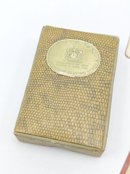Винтажные игральные карты "Охота. Лошади" в коробке. Thomas De La Rue & Co Ltd. Англия. 52 шт.